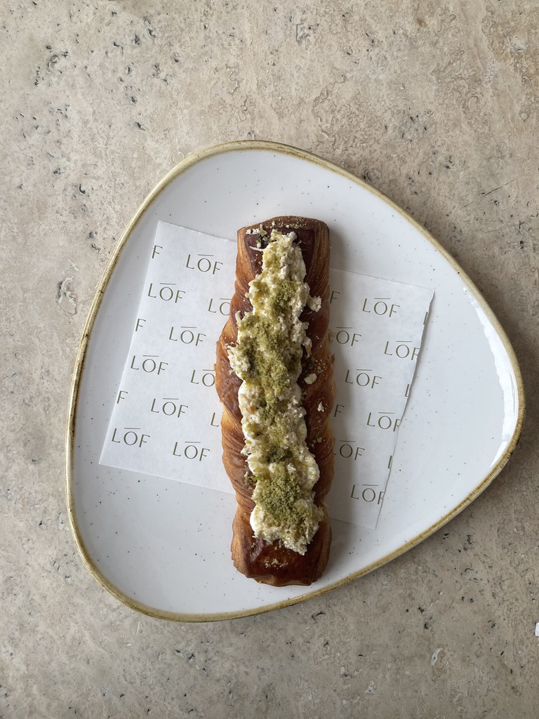 Cheese and halva danish