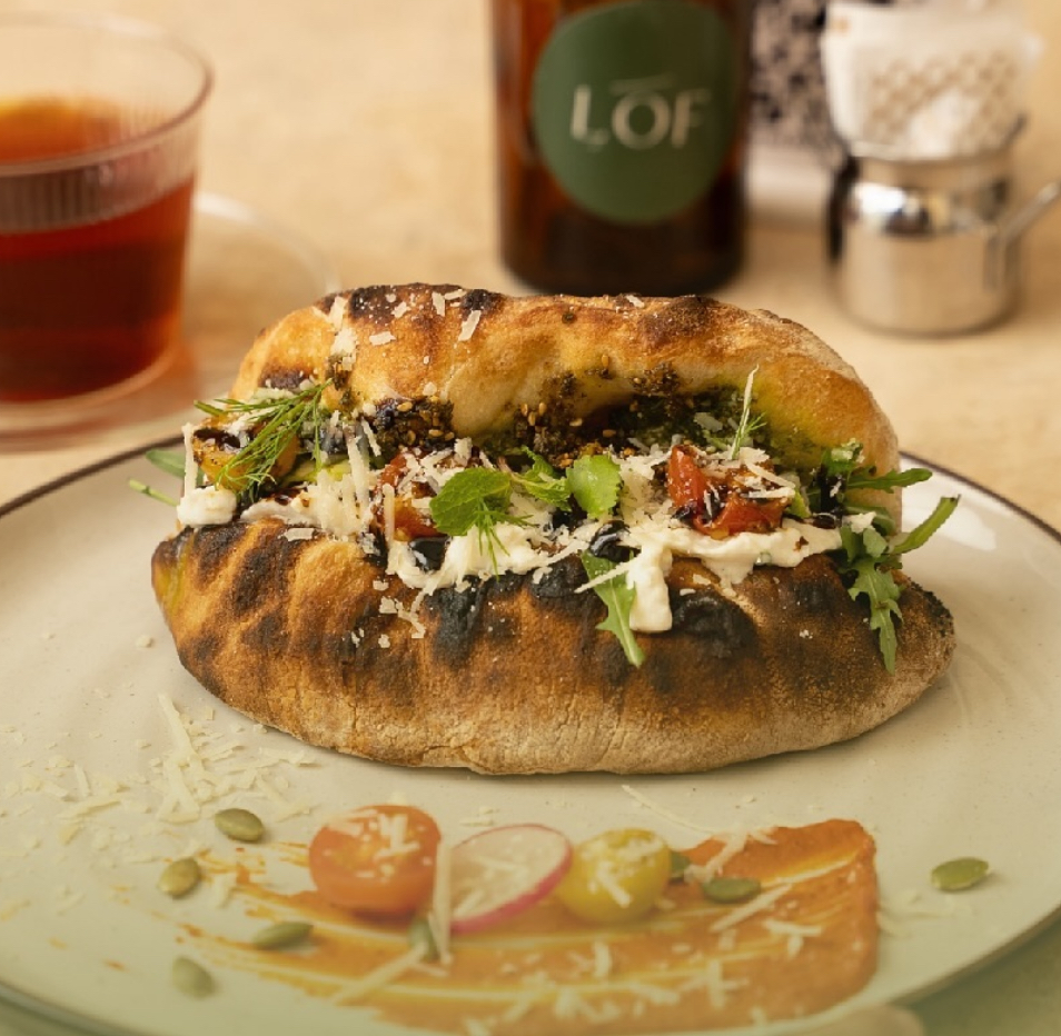 Labnah Floded bread